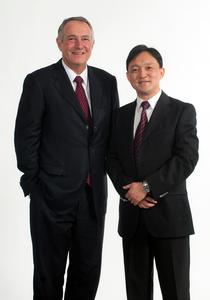 Heading up a delegation to showcase New Zealand property investment                                              opportunities to the South-East Asian market &#8211; Bayleys senior executives David Bayley, left, and James Chan